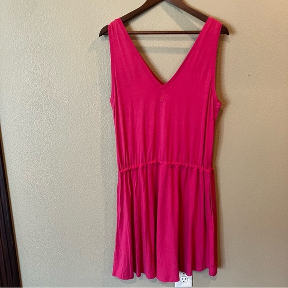 NWT Sweaty Betty Take It Easy Dress, Medium, Tayberry Pink, Athleisure Comfy - Picture 11 of 16